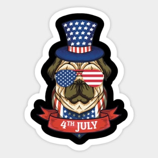 4th of July Sticker